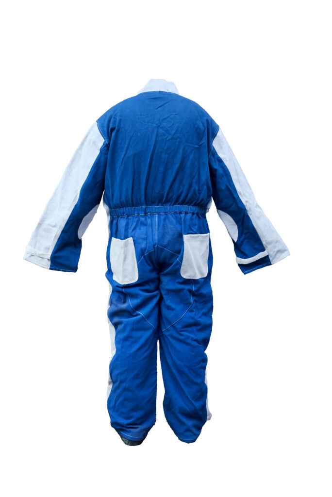 leather & cotton dangri suit orange (copy)